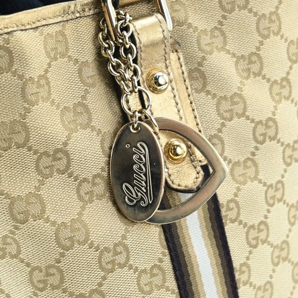 Auth Gucci Sherry Line Gg Pattern Tote #46206G26B - Picture 4 of 12